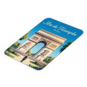 Triumphbogen Frankreich Magnet (Linke Seite)