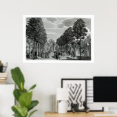 Triumphbogen, Händelstatue im Süden Poster (Heimbüro)