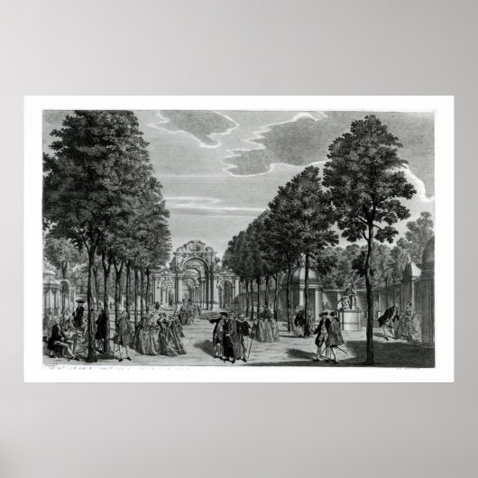 Triumphbogen, Händelstatue im Süden Poster (Vorne)