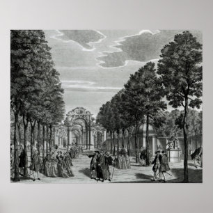 Triumphbogen, Händelstatue im Süden Poster