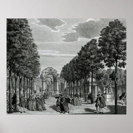 Triumphbogen, Händelstatue im Süden Poster (Vorne)