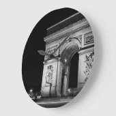 Triumphbogen in Paris Große Wanduhr (Winkel)