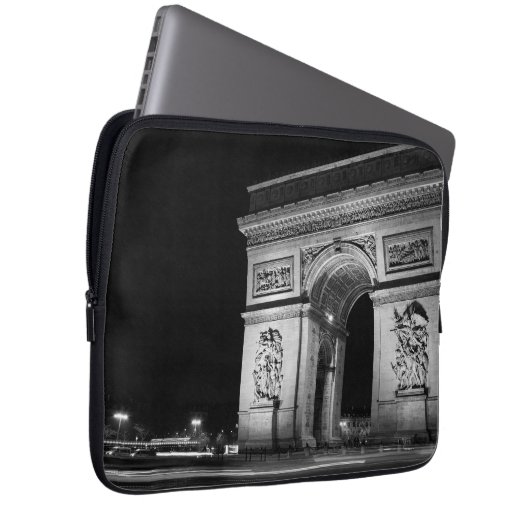 Triumphbogen in Paris Laptopschutzhülle (Vorne Rechts)