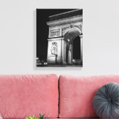 Triumphbogen in Paris Leinwanddruck (Insitu (Wohnzimmer))