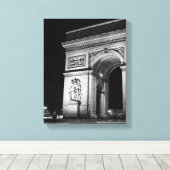 Triumphbogen in Paris Leinwanddruck (Insitu (Holzboden))