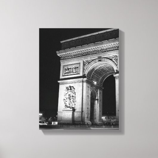 Triumphbogen in Paris Leinwanddruck (Vorderseite)
