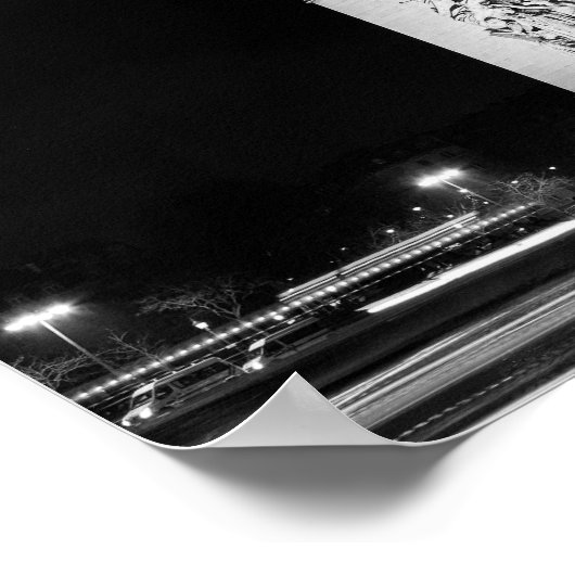 Triumphbogen in Paris Poster (Ecke)