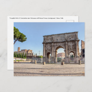 Triumphbogen Konstantin - Rom, Italien Postkarte