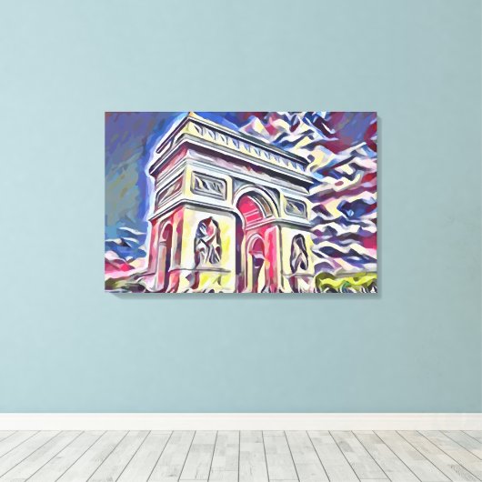 Triumphbogen Leinwanddruck (Insitu (Holzboden))