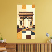 Triumphbogen Leinwanddruck (Insitu (Wohnzimmer))