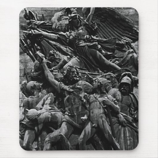 Triumphbogen Marseillaise rude Vintag Paris Mousepad (Vorne)