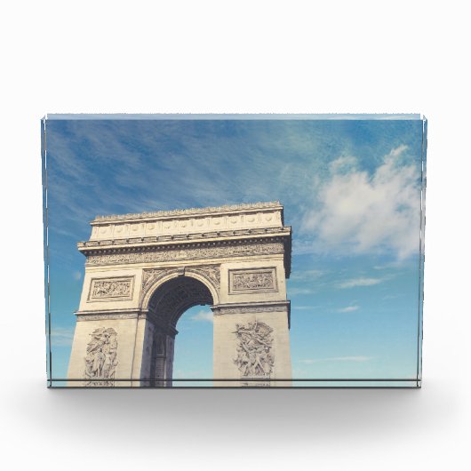 Triumphbogen Paris Fotoblock (Vorderseite)