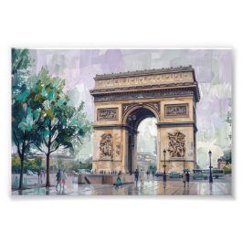 Triumphbogen, Paris, Frankreich Fotodruck