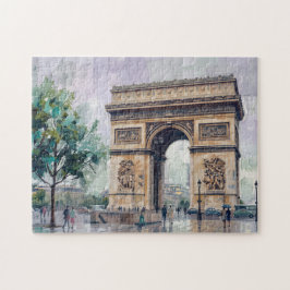 Triumphbogen, Paris, Frankreich Puzzle