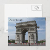 Triumphbogen Postkarte (Vorne/Hinten)
