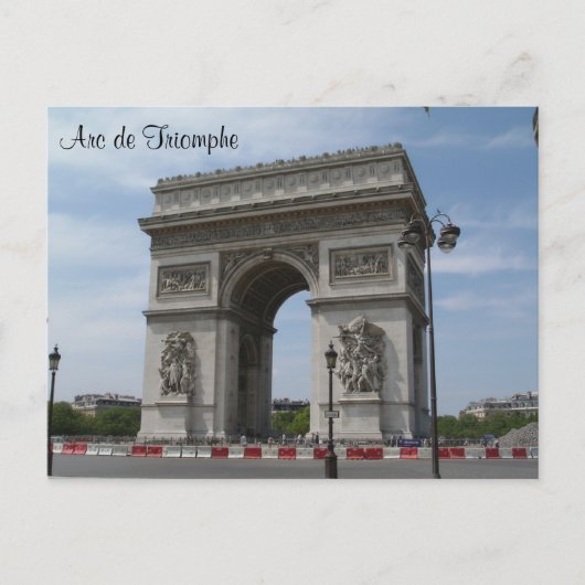 Triumphbogen Postkarte (Vorderseite)