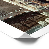 Triumphbogen Septimius Severus, gewidmet in Poster (Ecke)