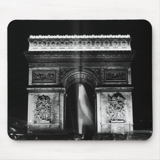 Triumphbogen Vintag France Mousepad (Vorne)