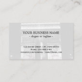 Triumphbogen Vintag France Visitenkarte (Rückseite)