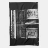 Triumphbogen Vintag Frankreich Paris 1970 Geschirrtuch (Vertikal)