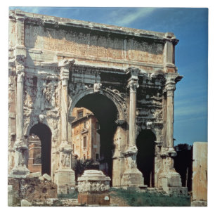 Triumphbogen von Septimius Severus, herein Fliese