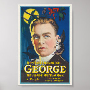 Triumphe American Tour George Vintage Poster