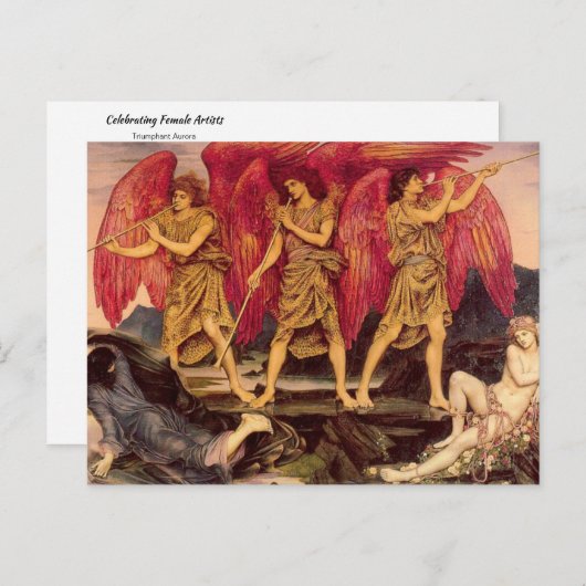 Triumphe Aurora von Evelyn de Morgan Postcard Postkarte (Vorne/Hinten)