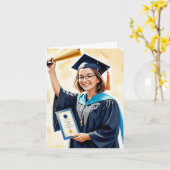 Triumphe - Ein Toast für Ihren Erfolg Karte (Gelbe Blume)