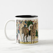 Triumphierender Eintritt der Franzosen in Madrid Zweifarbige Tasse (Links)