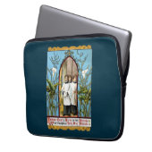 Triumphierender heiliger Tag Laptopschutzhülle (Vorderseite Links)