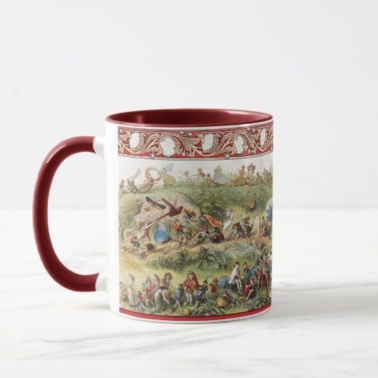 Triumphmarsch des Elfenkönigs, Feen, Goblins Tasse (Links)