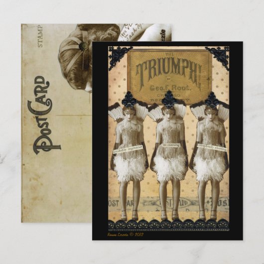 Triumphpostkarte Postkarte (Vorne/Hinten)