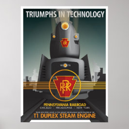 TRIUMPHS IN TECHNOLOGIE: Die Pennsy T1 Poster
