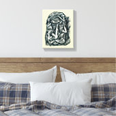 Triumvirat Leinwanddruck (Insitu (Schlafzimmer))