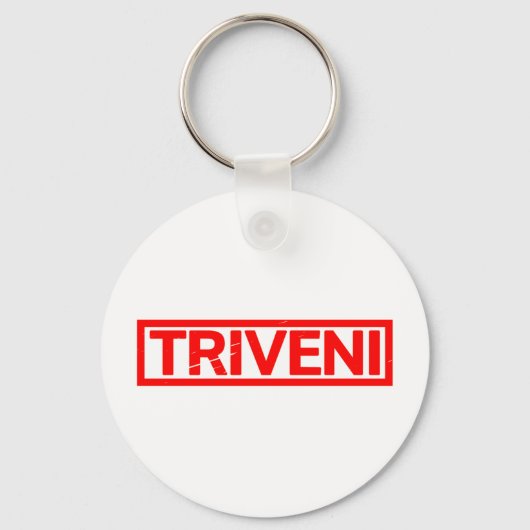 Triveni-Briefmarke Schlüsselanhänger (Vorderseite)