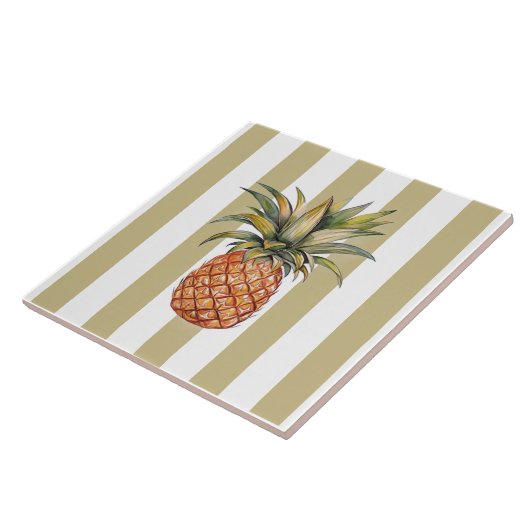 Trivet - Ananas Fliese (Seite)