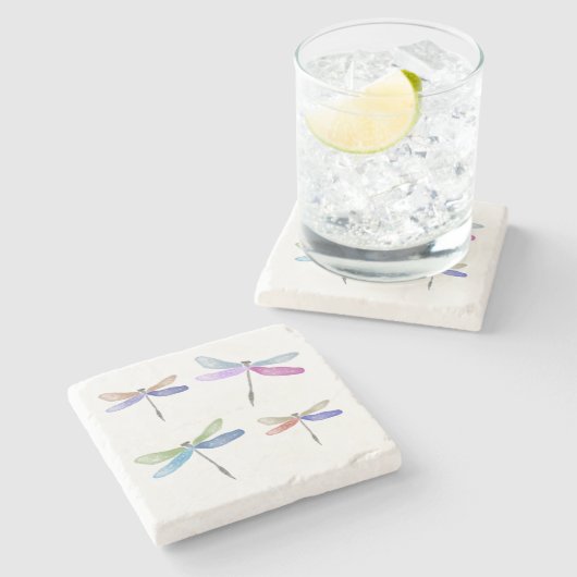 Trivet Mable | Dragonfly-Sammlung Steinuntersetzer (Seitenansicht)