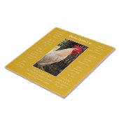 Trivet Tile-Hühnchen-Eimer Fliese (Seite)