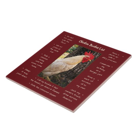 Trivet Tile-Hühnchen-Eimer Fliese (Seite)