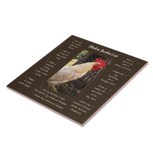 Trivet Tile-Hühnchen-Eimer Fliese (Seite)