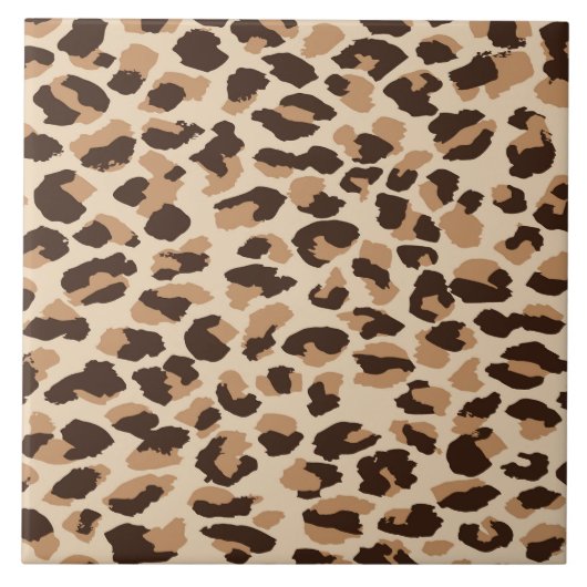 Trivet Tile Leopard Print Fliese (Vorderseite)