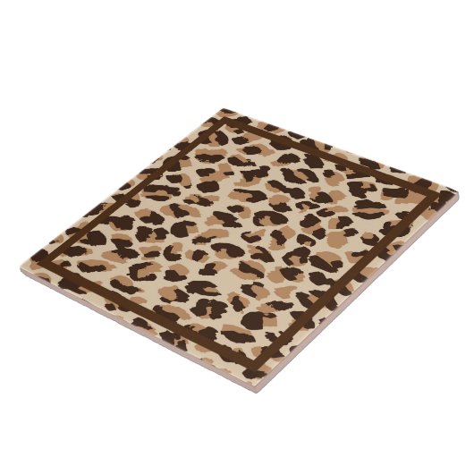 Trivet Tile Leopard Print Fliese (Seite)