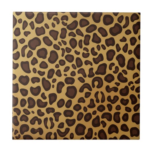 Trivet Tile Leopard Print Fliese (Vorderseite)