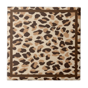 Trivet Tile Leopard Print Fliese
