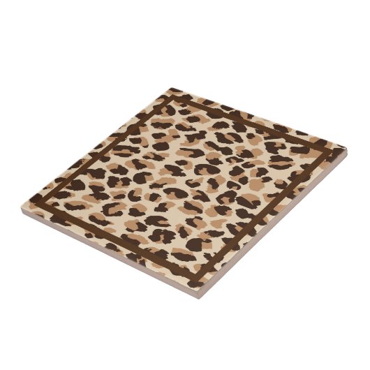 Trivet Tile Leopard Print Fliese (Seite)