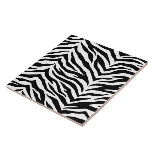 Trivet Tile-Zebra Print Fliese