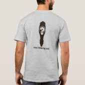 Trivia auf Gestochen Langschläuche — Logo - Maßges T-Shirt (Rückseite)