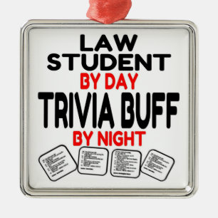 Trivia Buff Law Student Ornament Aus Metall