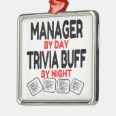 Trivia Buff Manager Ornament Aus Metall (Links)