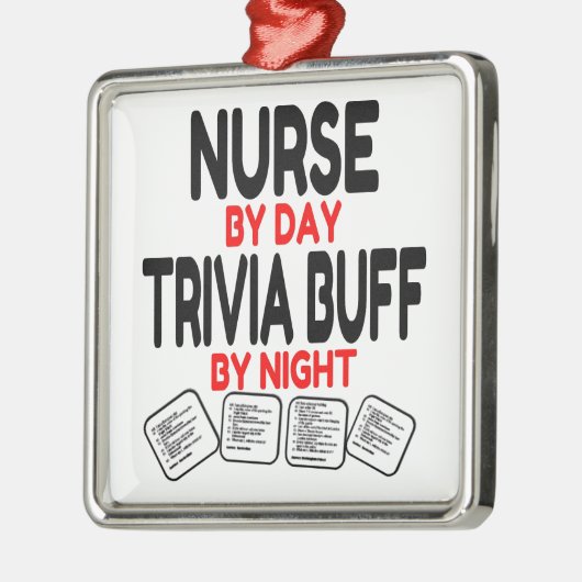 Trivia Buff Nurse Ornament Aus Metall (Links)